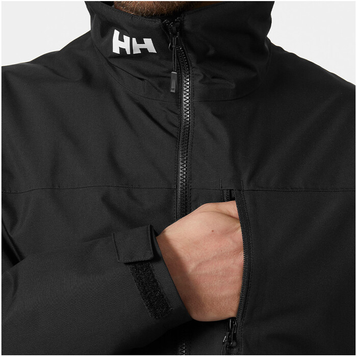 2024 Helly Hansen Mnner Crew Midlayer Sailing Jacket 2.0 34444 - Black